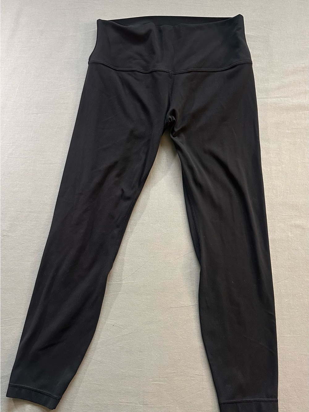 lululemon athletica Black Leggings with Reflective Logo
